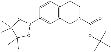 2(1H)-ISOQUINOLINECARBOXYLIC ACID, 3,4-DIHYDRO-7-(4,4,5,5-TETRAMETHYL-1,3,2-DIOXABOROLAN-2-YL)-, 1,1-DIMETHYLETHYL ESTER CAS#: 937048-76-5