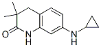 2(1H)-Quinolinone,  7-(cyclopropylamino)-3,4-dihydro-3,3-dimethyl- CAS#: 944141-94-0