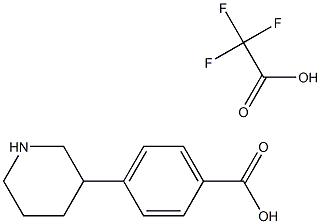 2,2,2-Trifluoroacetic acid compound with 4-(piperidin-3-yl)benzoic acid (1:1) CAS#: 934162-56-8