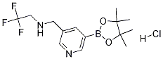 2,2,2-trifluoro-N-((5-(4,4,5,5-tetramethyl-1,3,2-dioxaborolan-2-yl)pyridin-3-yl)methyl)ethanamine hydrochloride CAS#: 919347-59-4