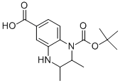 2,3-DIMETHYL-3,4-DIHYDRO-2H-QUINOXALINE-1,6-DICARBOXYLIC ACID 1-TERT-BUTYL ESTER CAS#: 912763-35-0