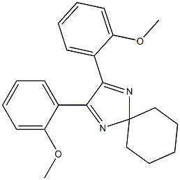 2,3-bis(2-Methoxyphenyl)-1,4-diazaspiro[4.5]deca-1,3-diene CAS#: 909534-11-8