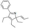 2,3,4-TRIETHYL-5-PHENYL-2-((E)-PROPENYL)-2H-PYRROLE CAS#: 915951-24-5