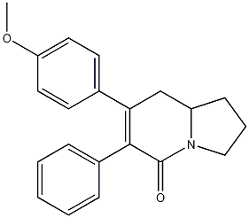 2,3,8,8a-Tetrahydro-7-(4-methoxyphenyl)-6-phenyl-5(1H)-indolizinone CAS#: 950567-39-2