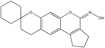 2',3',9',10'-Tetrahydrospiro[cyclohexane-1,8'-cyclopenta[c]pyrano[3,2-g]chromen]-4'(1'H)-one o CAS#: 929841-66-7