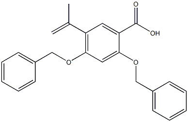 2,4-bis(benzyloxy)-5-isopropenylbenzoic acid CAS#: 912545-09-6