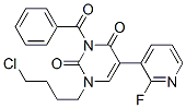 2,4(1H,3H)-Pyrimidinedione, 3-benzoyl-1-(4-chlorobutyl)-5-(2-fluoro-3-pyridinyl)- CAS#: 952403-29-1