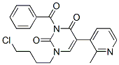 2,4(1H,3H)-Pyrimidinedione,  3-benzoyl-1-(4-chlorobutyl)-5-(2-methyl-3-pyridinyl)- CAS#: 952402-46-9