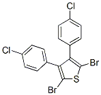2,5-DIBROMO-3,4-BIS-(4-CHLORO-PHENYL)-THIOPHENE CAS#: 951384-59-1