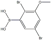 2,5-Dibromo-3-methoxyphenylboronic acid CAS#: 919355-33-2