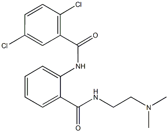 2,5-dichloro-N-[2-({[2-(dimethylamino)ethyl]amino}carbonyl)phenyl]benzamide CAS#: 947822-02-8