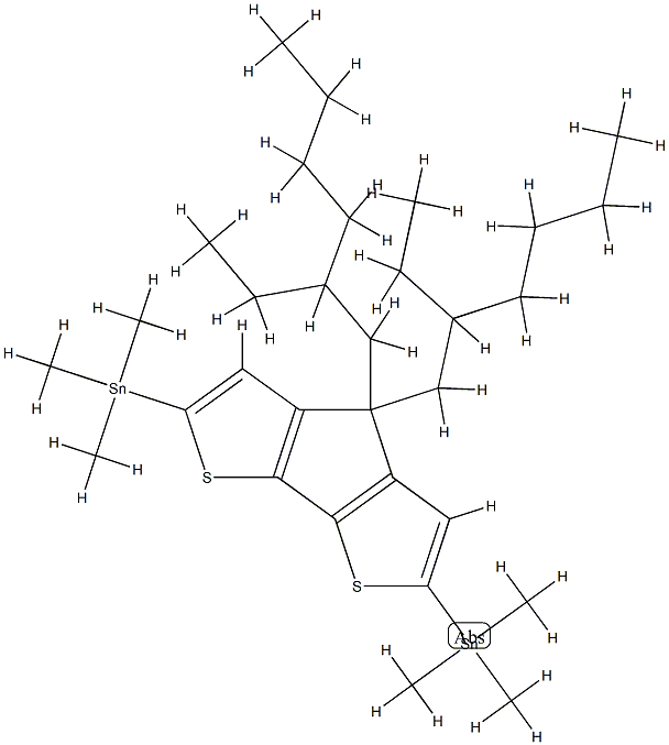 2,6-Bis(triMethyltin)-4,4-bis(2-ethylhexyl)-4H-cyclopenta[2,1-b:3,4-b']dithiophene CAS#: 920504-00-3