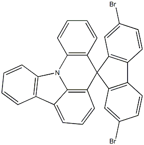 2,7-Dibromo-spiro[9H-fluorene-9,8'-[8H]indolo[3,2,1-de]acridine] CAS#: 902525-12-6