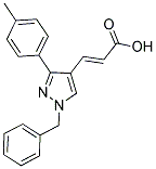 (2E)-3-[1-BENZYL-3-(4-METHYLPHENYL)-1H-PYRAZOL-4-YL]ACRYLIC ACID CAS#: 956453-11-5