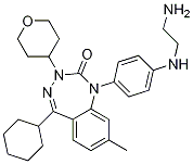 2H-1,3,4-Benzotriazepin-2-one,1-[4-[(2-aMinoethyl)aMino]phenyl]-5-cyclohexyl-1,3-dihydro-8-Methyl-3-(tetrahydro-2H-pyran-4-yl)- CAS#: 916514-10-8