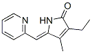 2H-Pyrrol-2-one, 3-ethyl-1,5-dihydro-4-methyl-5-(2-pyridinylmethylene)-, (5Z)- CAS#: 951224-94-5