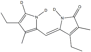 2H-Pyrrol-2-one,  4-ethyl-5-[(4-ethyl-3-methyl-1H-pyrrol-2-yl-1,5-d2)methylene]-1,5-dihydro-1-d-3-methyl-,  (5Z)- CAS#: 951117-00-3
