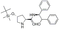2S,4R-4-[[(1,1-diMethylethyl)diMethylsilyl]oxy]-N-[(1S,2S)-2-hydroxy-1,2-diphenylethyl]-2-PyrrolidinecarboxaMide CAS#: 933787-22-5