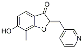 (2Z)-6-Hydroxy-7-methyl-2-(pyridin-3-ylmethylene)-1-benzofuran-3(2H)-one CAS#: 929339-55-9