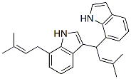 3-[1-(1H-Indol-7-yl)-3-methyl-2-butenyl]-7-(3-methyl-2-butenyl)-1H-indole CAS#: 99102-30-4