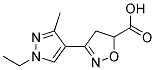 3-(1-ETHYL-3-METHYL-1 H-PYRAZOL-4-YL)-4,5-DIHYDRO-ISOXAZOLE-5-CARBOXYLIC ACID CAS#: 907990-49-2