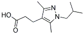 3-(1-ISOBUTYL-3,5-DIMETHYL-1H-PYRAZOL-4-YL)PROPANOIC ACID CAS#: 956438-19-0