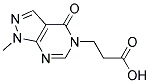 3-(1-METHYL-4-OXO-1,4-DIHYDRO-5H-PYRAZOLO[3,4-D]PYRIMIDIN-5-YL)PROPANOIC ACID CAS#: 923216-53-9