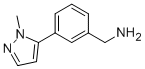 3-(1-methyl-1h-pyrazol-5-yl)benzylamine CAS#: 934570-45-3
