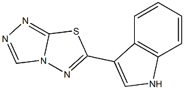 3-([1,2,4]triazolo[3,4-b][1,3,4]thiadiazol-6-yl)-1H-indole CAS#: 929815-32-7