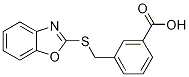3-[(1,3-benzoxazol-2-ylthio)methyl]benzoic acid CAS#: 915880-65-8