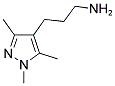 3-(1,3,5-TRIMETHYL-1H-PYRAZOL-4-YL)-PROPYLAMINE CAS#: 956372-59-1