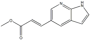 3-(1H-Pyrrolo[2,3-b]pyridin-5-yl)-acrylic acidmethyl ester CAS#: 945029-05-0