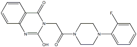 3-{2-[4-(2-fluorophenyl)piperazin-1-yl]-2-oxoethyl}-2-hydroxyquinazolin-4(3H)-one CAS#: 929966-12-1