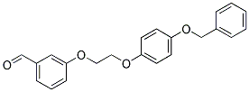 3-{2-[4-(Benzyloxy)phenoxy]ethoxy}benzaldehyde CAS#: 937601-86-0