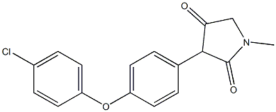 3-[2-(4-Chlorophenoxy)phenyl]-1-Methyl-1H-pyrrolidin-2,4-dione CAS#: 912356-07-1