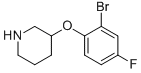3-(2-Bromo-4-fluoro-phenoxy)-piperidine CAS#: 954225-29-7