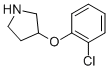 3-(2-CHLOROPHENOXY)PYRROLIDINE CAS#: 946715-25-9