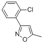 3-(2-CHLOROPHENYL)-5-METHYLISOOXAZOLE CAS#: 916791-93-0