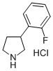 3-(2-FLUORO-PHENYL) PYRROLIDINE HCL CAS#: 943843-62-7