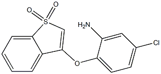 3-(2-amino-4-chlorophenoxy)benzo[b]thiophene 1,1-dioxide CAS#: 933665-95-3