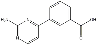 3-(2-amino-pyrimidin-4-yl)-benzoic acid CAS#: 942035-84-9