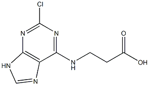 3-((2-chloro-9H-purin-6-yl)amino)propanoic acid CAS#: 919731-05-8