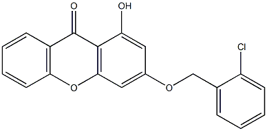 3-[(2-chlorobenzyl)oxy]-1-hydroxy-9H-xanthen-9-one CAS#: 900283-74-1