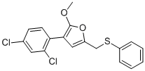 3-(2,4-DICHLORO-PHENYL)-2-METHOXY-5-PHENYLSULFANYLMETHYL-FURAN CAS#: 941270-41-3