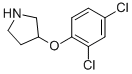 3-(2,4-DICHLOROPHENOXY)PYRROLIDINE CAS#: 946760-10-7