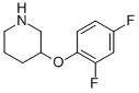 3-(2,4-DIFLUOROPHENOXY)PIPERIDINE CAS#: 946681-33-0