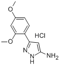 3-(2,4-DIMETHOXYPHENYL)-1H-PYRAZOL-5-AMINE HYDROCHLORIDE CAS#: 948292-28-2