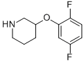 3-(2,5-DIFLUOROPHENOXY)PIPERIDINE CAS#: 946726-18-7