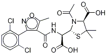 [3-(2,6-Dichlorophenyl)-5-Methyl-4-isoxazolyl]carbonyl N3-Acetylpenicilloic Acid CAS#: 934986-84-2