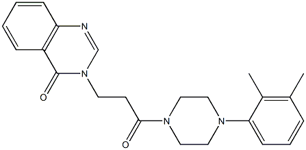 3-{3-[4-(2,3-dimethylphenyl)-1-piperazinyl]-3-oxopropyl}-4(3H)-quinazolinone CAS#: 900892-51-5